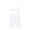 (SALE) Сорочка Obsessive Amor Blanco underwire chemise & thong white L/XL