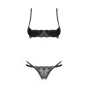 Комплект Obsessive Nutris 2-pcs crotchless set XS/S