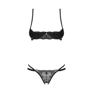 Комплект Obsessive Nutris 2-pcs crotchless set M/L. Photo 3