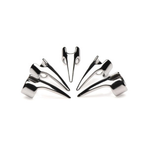 Набір кілець з кігтями Master Series Five-Piece Sensation Claw Rings - Silver. Photo 2
