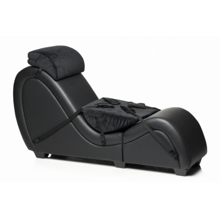 Секс-крісло з подушками Master Series Kinky Sex Lounge with Cushions - Black