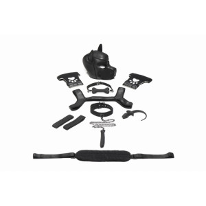 Набір BDSM цуценя Master Series Luxury Pup Arsenal Set - Black. Photo 2