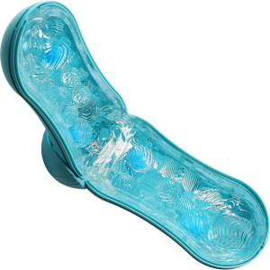 Мастурбатор Tenga Flip Orb — Ocean Blue, з можливістю зміни тиску та стимулювальними кульками всередині. Photo 2