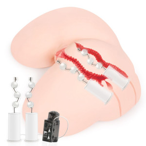 Мастурбатор Kokos 002 Hanna ONAHOLE Real Hips 2WayPlus з функцією масажу та вібрацією. Photo 3