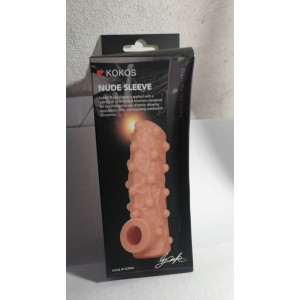 Насадка на член Kokos Nude Sleeve NS 003 L (м'ята упаквка!!!). Photo 2