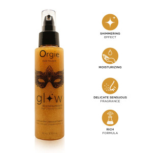 Олія-шимер для тіла Orgie – Glow Shimmering Body Oil (110 мл), чуттєвий аромат, зволоження. Photo 3