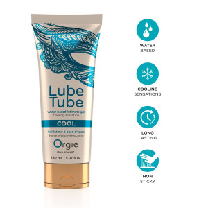 Лубрикант на водній основі Orgie - Lube Tube Cool (150 мл). Photo 3