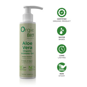 Гель для інтимної гігієни Orgie – Bio Aloe Vera Organic Intimate Gel (100 мл) з алое вера. Photo 3
