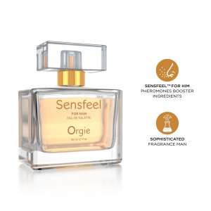Чоловічі парфуми з феромонами Orgie – Sensfeel for Man (50 мл), цитрусово-деревний аромат. Photo 3