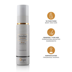 Лосьйон з феромонами для тіла та волосся Orgie – Sensfeel Seduction Elixir 10 in 1 for Woman (100 мл). Photo 3