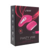 Вібратор у трусики Liebe Panty Vibe Recargable Cerise, нагрів до 39 °C, пульт, трусики в комплекті