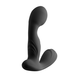 Вібромасажер простати S Pleasures Premium FUZZY, чорний, з рельєфом, 10 режимів вібрації, нагрів. Photo 2