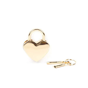 Замочок Liebe Seele Heart Shape Padlock Gold (2 шт). Photo 2