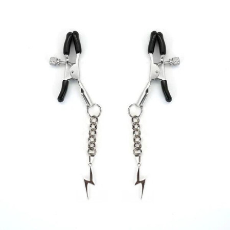Затискачі для сосків Liebe Seele Lightning Nipple Clamps Silver