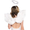 Крила ангела Leg Avenue Marabou Feather Angel Wings, справжнє пір'я