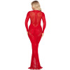 Сукня Leg Avenue Lace and Net Bodycon Gown One Size, Red