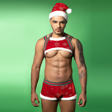 Новорічний чоловічий еротичний костюм JSY 9133 One Size