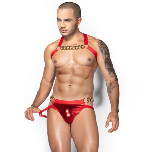 Чоловічий еротичний комплект JSY 9171 One Size. Photo 2