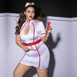 Еротичний костюм медсестри JSY P61115 Plus Size. Photo 2