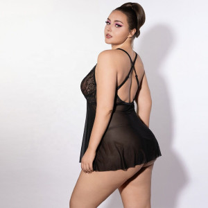 Сукня JSY P61151 Black Plus Size. Photo 3