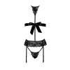 Комплект Kissable Bondage Kiss Set Black S/M
