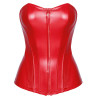 Корсет Noir Handmade F355 Red powerwetlook corset - 3XL