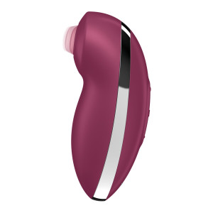 Вібростимулятор-пульсатор Satisfyer Tap & Climax 2 Red. Photo 2