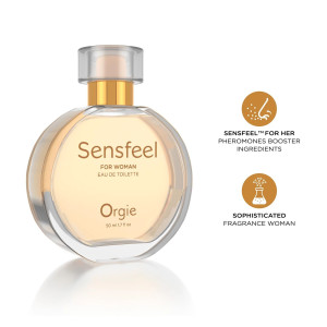 Жіночі парфуми з феромонами Orgie – Sensfeel for Woman (50 мл), квітково-фруктовий аромат. Photo 2