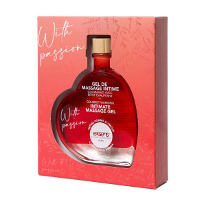 Масажна олія EXSENS With Passion Candy Apple 50мл розігріваюча, без цукру, їстівна