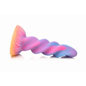 Фентезійний фалоімітатор Creature Cocks Glow-in-the-Dark Unicorn Dildo. Photo 3