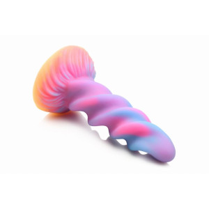 Фентезійний фалоімітатор Creature Cocks Glow-in-the-Dark Unicorn Dildo. Photo 2