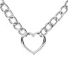 Нашийник з повідцем Bedroom Fantasies: Collar with Chain - Silver