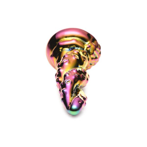 Фэнтезийный фаллоимитатор Creature Cocks Enchanting Rainbow Glass Dildo. Photo 3
