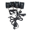 Розтяжка на ліжко Punishment - 5-Piece Bed Restraint Kit - Black