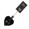 Брелок на карабіні для ключів Art of Chained Heart, Чорний