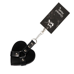 Брелок на карабіні для ключів Art of Chained Heart, Чорний. Photo 3