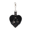 Брелок на карабіні для ключів Art of Chained Heart, Чорний