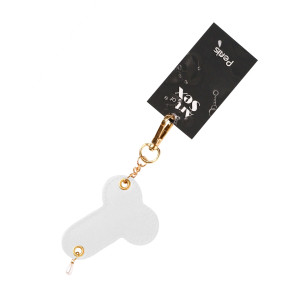 Брелок на карабіні для ключів Art of Fhallus, Білий. Photo 3