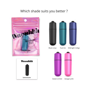 Віброкуля Love To Love WAOUHHH - TEAL ME, 7 режимів, на батарейках. Photo 3