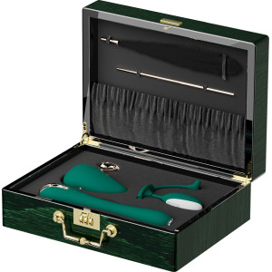 Набір Knight Jenay Pandora Box v2.0: вакуумний вібратор, вібратор, віброяйце, лоскітка та маска. Photo 2