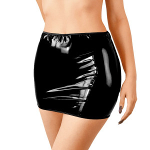 Сексуальна вінілова спідниця Art of Sex My Love чорна M. Photo 2