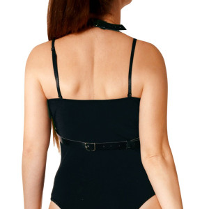 Жіноча портупея Art of Sex - Louise чорна XS-2XL, екошкіра. Photo 3