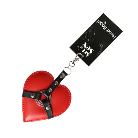 _Брелок на карабіні для ключів Art of Heart Angel, Червоний
