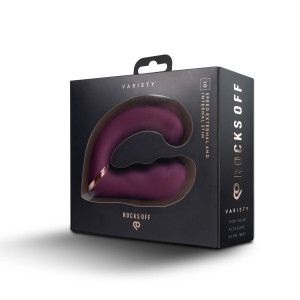 Вібратор Rocks Off Gemini Burgundy. Photo 3