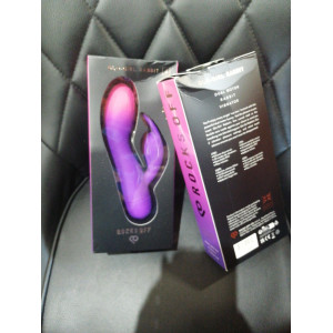 Вібратор-кролик Rocks Off Glo Girl - Rabbit (м'ята упаковка!!!). Photo 2