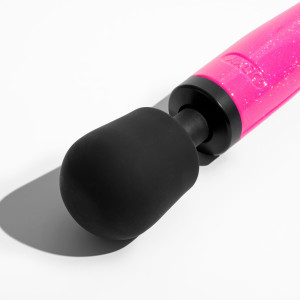 Вібромасажер DOXY Die Cast Massager Hot Pink, дуже потужний, живлення 220В, металевий корпус. Photo 3