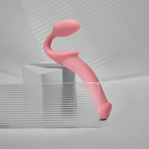 Безремінний страпон Strap-On-Me Rose L, повністю регульований, діаметр 3,7 см. Photo 2