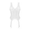 Корсет Obsessive Arrowel White corset L/XL