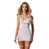 Бебі-долл Obsessive Arrowel White chemise S/M