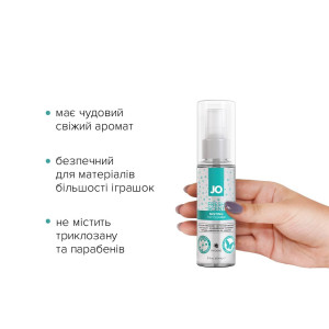 Засіб для чищення JO Fresh Scent Misting Toy Cleaner (60 мл) з ароматом свіжості. Photo 2
